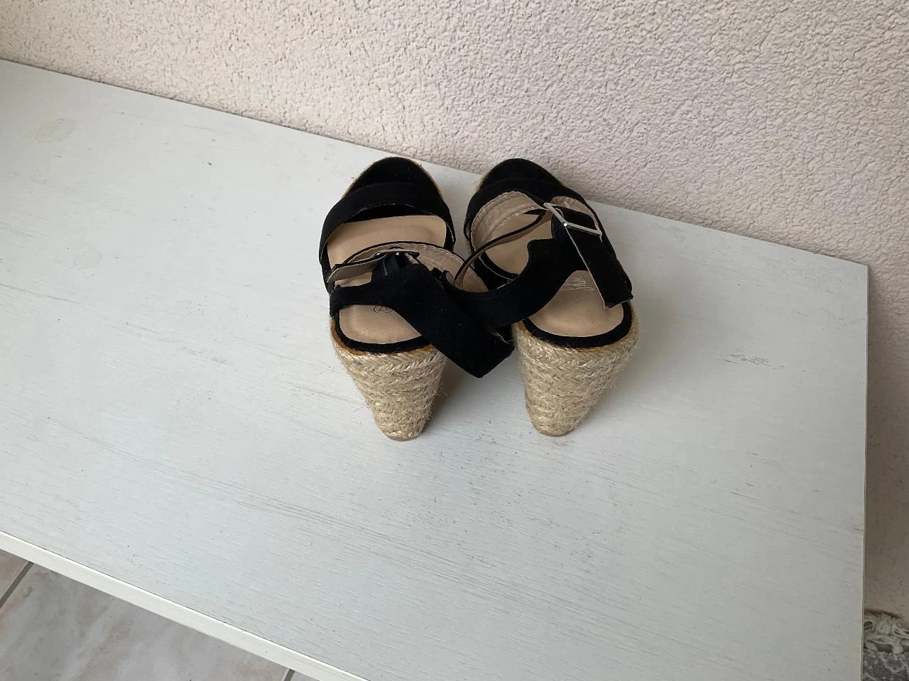 Sandálias rasteiras pretas Love Shoes tamanho 37 – novas e elegantes – photo 3